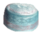 Chachia rigide de couleur bleue ciel